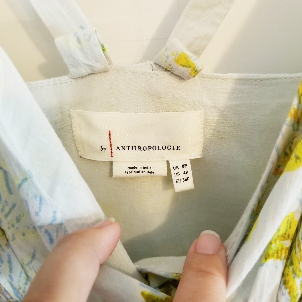 Anthropologie Solenne Flounced Maxi Dress - Picture 6 of 6